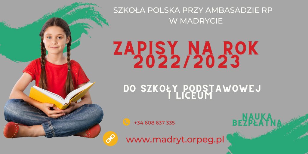 Rekrutacja uczniów na rok 2022/2023