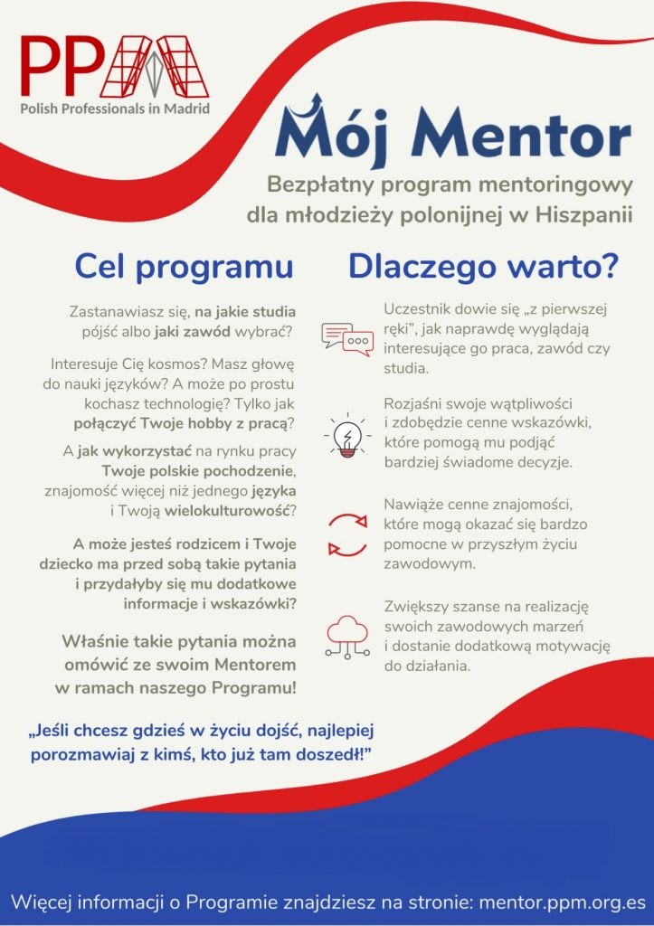 ,,Mój Mentor” program mentoringowy dla młodzieży polonijnej