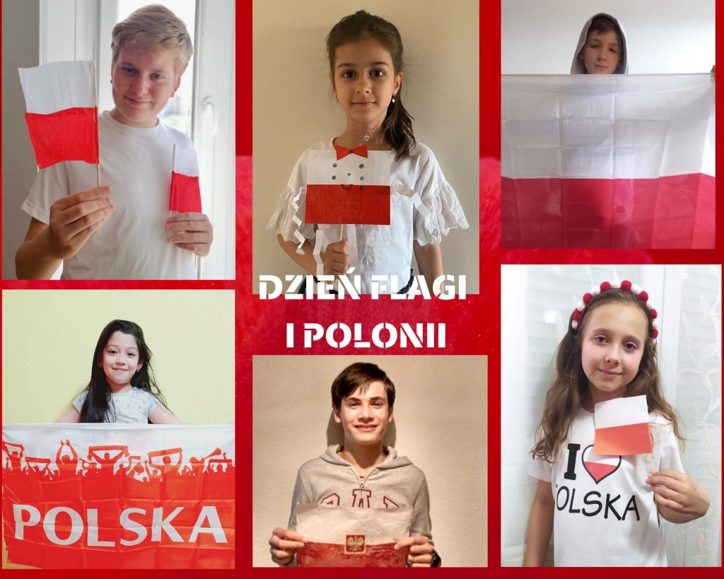 Nasi uczniowie świętują Dzień Flagi i Polonii