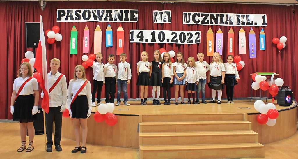 Pasowanie na ucznia klasy pierwszej