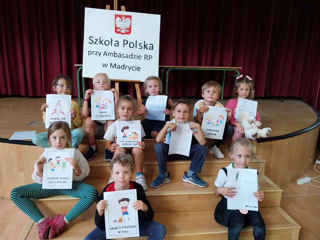 PIerwsze zajęcia oddziału dziecięcego w naszej Szkole