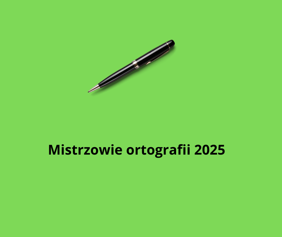 Wyniki finału konkursu ,,Mistrz ortografii” 2025