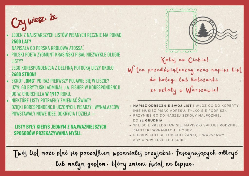 „Ludzie listy piszą…”