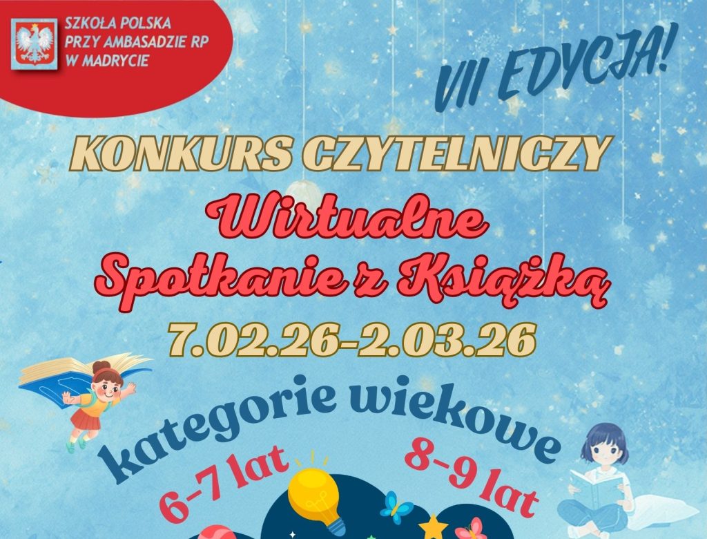 Konkurs „Wirtualne spotkanie z książką”