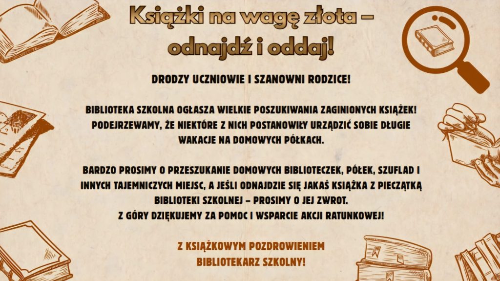 Poszukiwania zaginionych książek